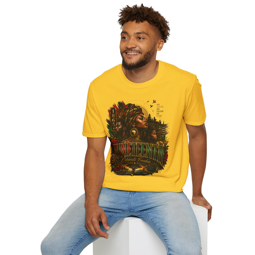 Heritage Freedom Tee | Black History Juneteenth Celebration T-Shirt | Juneteenth 1865 Heritage Tee | Celebrate Freedom Premium Graphic Shirt