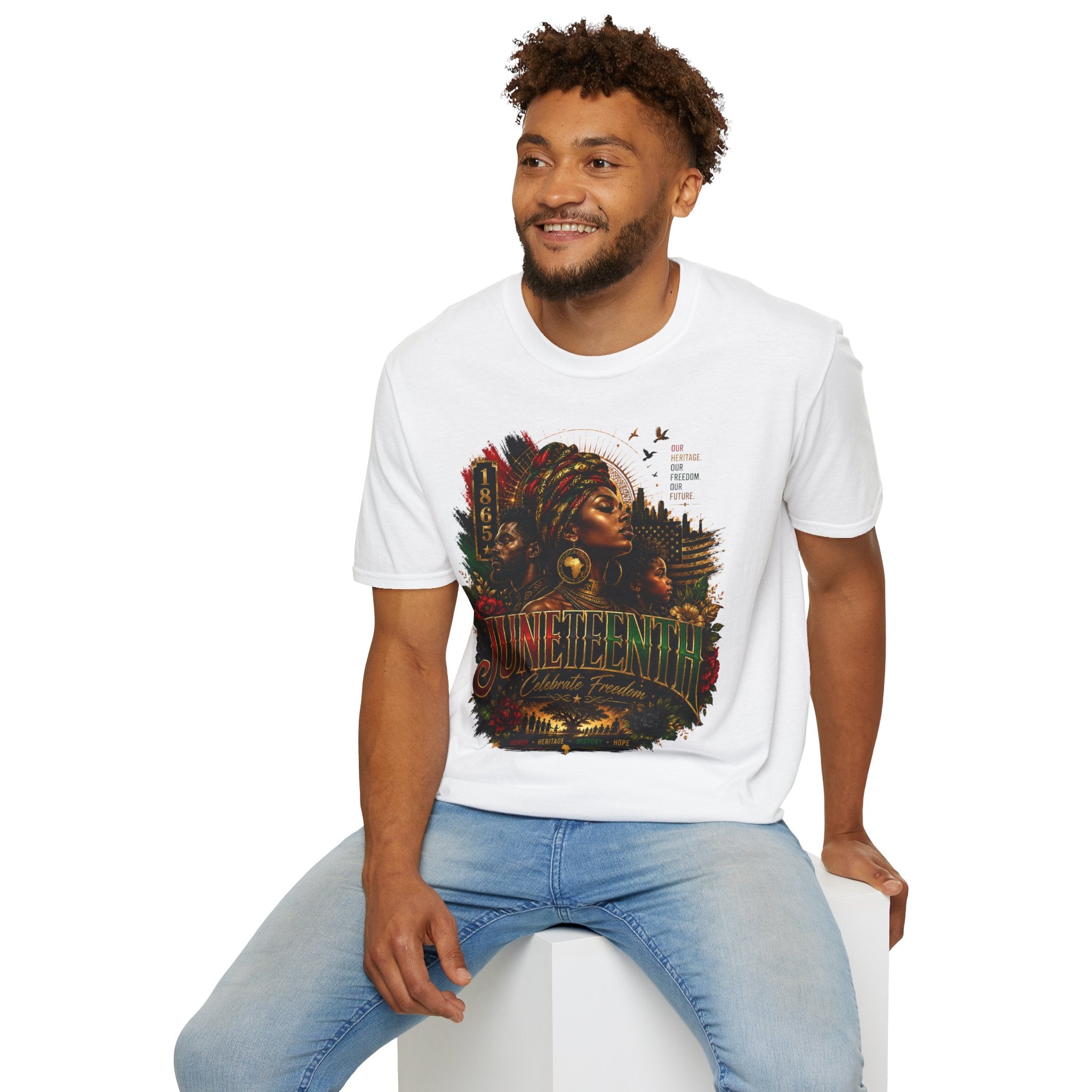 Heritage Freedom Tee | Black History Juneteenth Celebration T-Shirt | Juneteenth 1865 Heritage Tee | Celebrate Freedom Premium Graphic Shirt