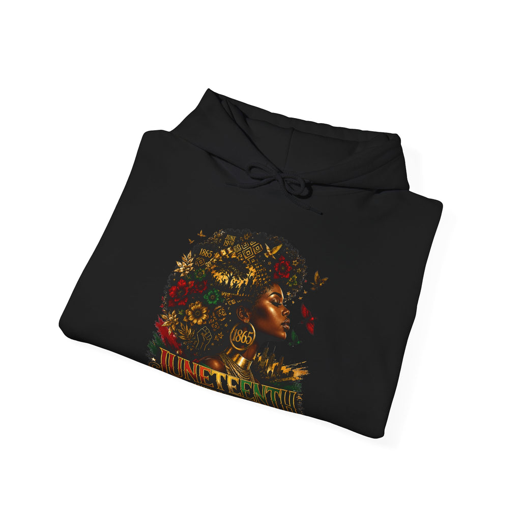 Juneteenth 1865 Graphic Hoodie | Premium Heritage & Freedom Hoodie | Cultural Statement Hoodie