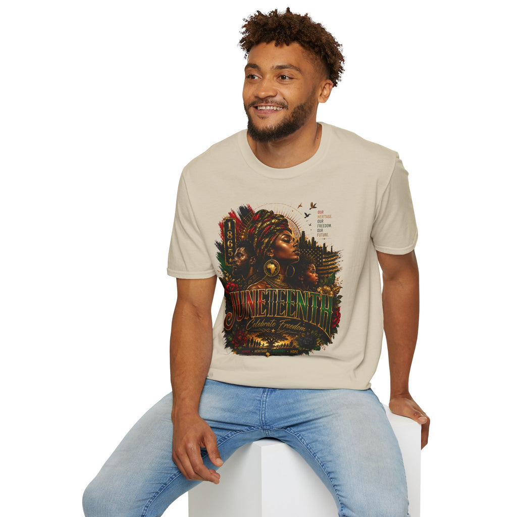 Heritage Freedom Tee | Black History Juneteenth Celebration T-Shirt | Juneteenth 1865 Heritage Tee | Celebrate Freedom Premium Graphic Shirt