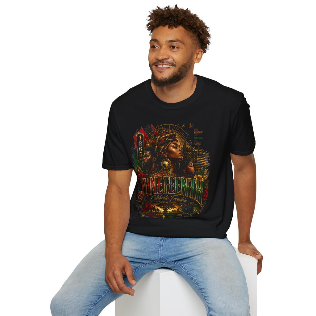 Heritage Freedom Tee | Black History Juneteenth Celebration T-Shirt | Juneteenth 1865 Heritage Tee | Celebrate Freedom Premium Graphic Shirt