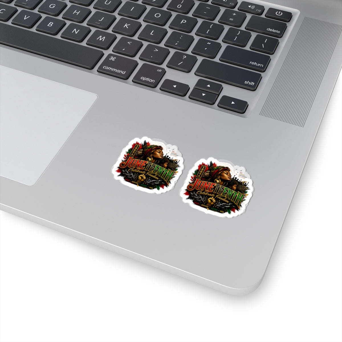 Juneteenth Celebration Kiss-Cut Sticker | Black Heritage Laptop Water Bottle Decal