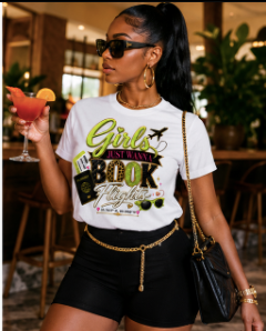 Girls Just Wanna Book Flights Women’s T-Shirt | Bella + Canvas